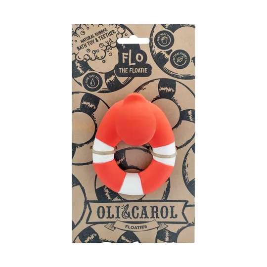 Oli & Carol Floatie Duck Badspeeltje - Red