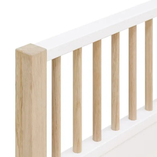 Bopita Mika Twinbed Wit / Eiken 120 x 200 cm