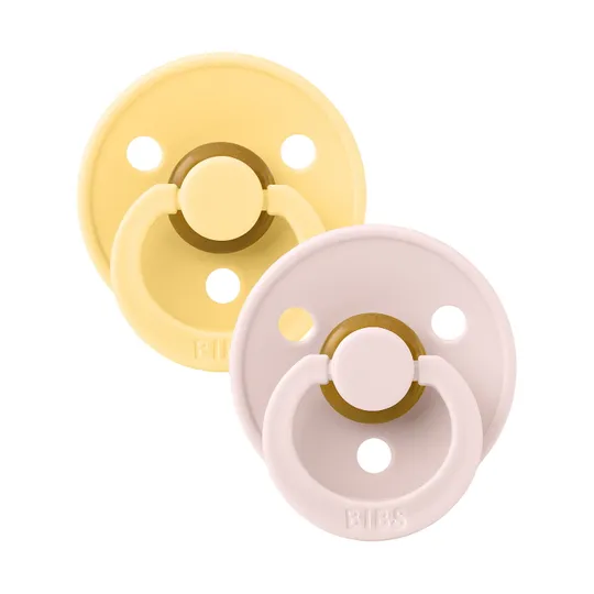 BiBs Colour Fopspeen - Rond - 2 Stuks