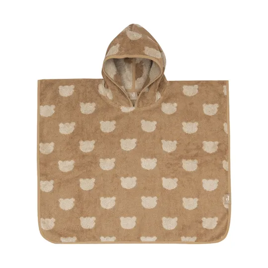Jollein Jacquard Badponcho - 2-zijdig - Badstof