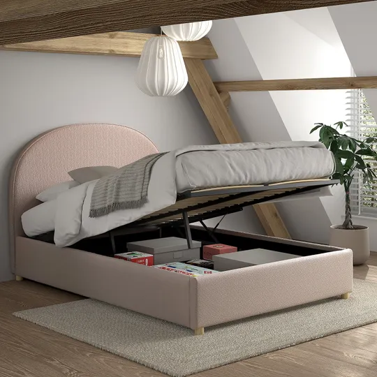 Vipack Moon Storage Bed - 140 x 200 cm