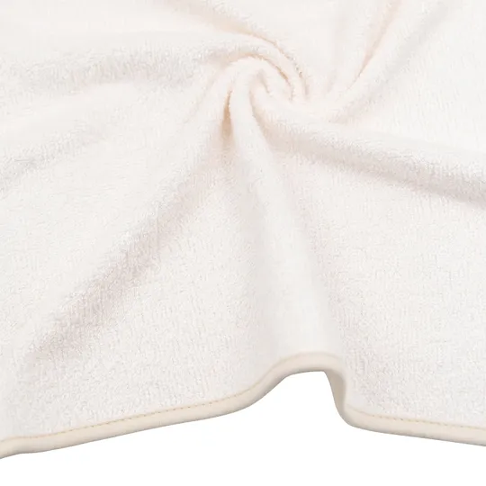 Bamboom Duo Bees Badcape + Washand – 75x75 cm – Off White