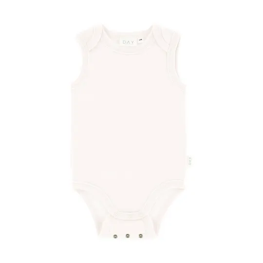 DAY Romper Mouwloos + Grow-Along - Off White