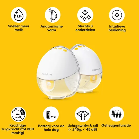 Medela Motion InBra™ Borstkolf Dubbelzijdig Elektrisch