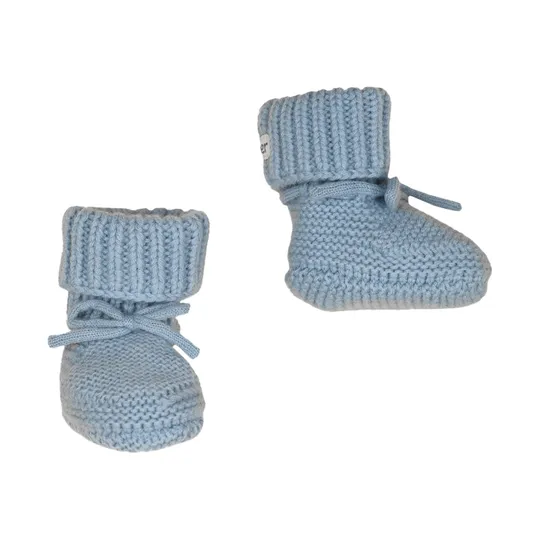 Lodger Slofjes - Merino Wool - Blue Fogg