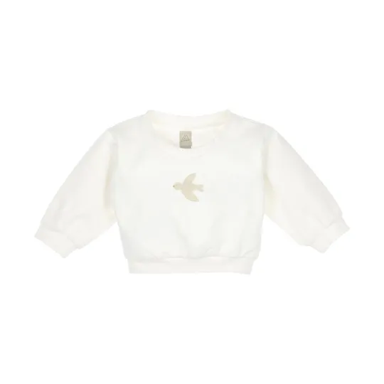 Nanami Print Sweater - Off White