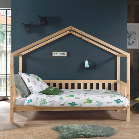 Vipack Dallas Huisbed Met Hekje 90 x 200 cm