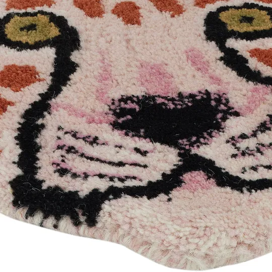 Doing Goods Wandkleed Dierenkop - Tapis Amis - Pinky Luipaard