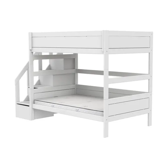 Life Time Stapelbed Deluxe - 120 cm - Met Trapkast