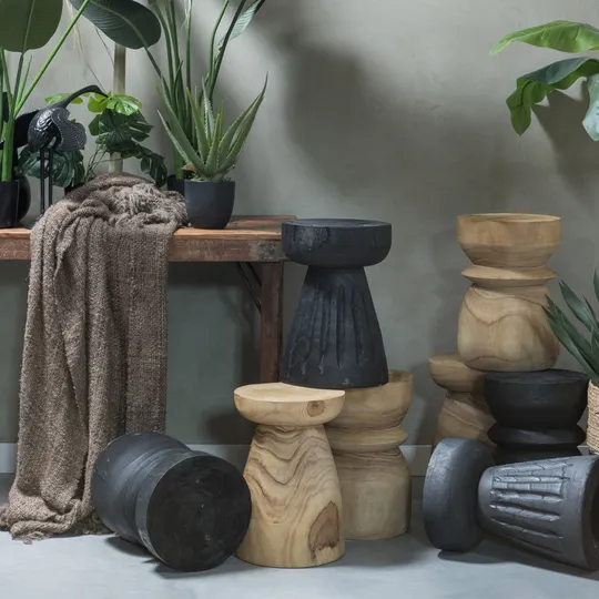 Woood Bink Kruk Hout – Naturel 