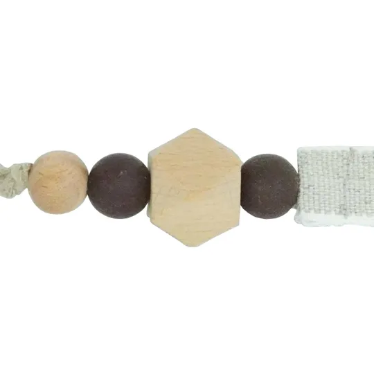Ootje Kadootje Linnenlook Speenkoord Naturel / Hout