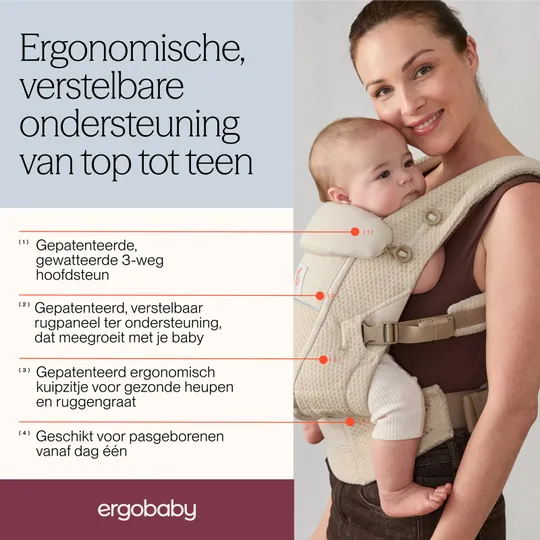 Ergobaby Soft Flex Mesh Draagzak