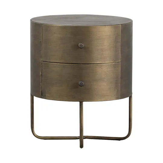 BePureHome Glossy Kastje - Metaal - Antique Brass