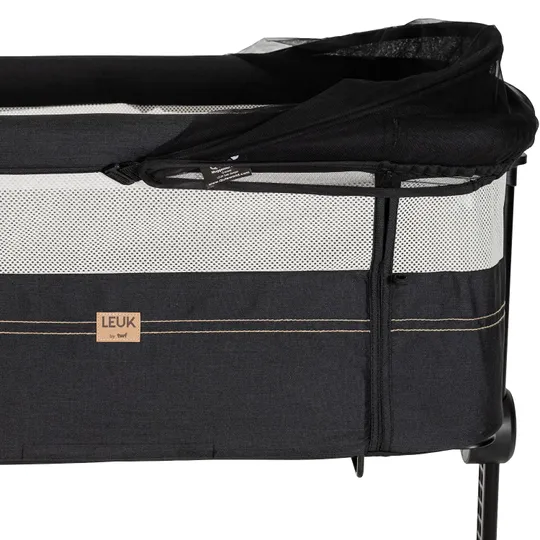 Qute Q-Breez Side Sleeper Muggennet - Zwart