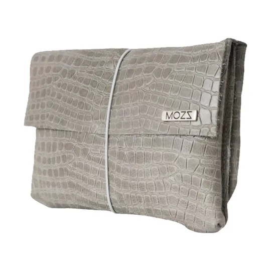 Mozz Bags Luieretui Anaconda Grijs