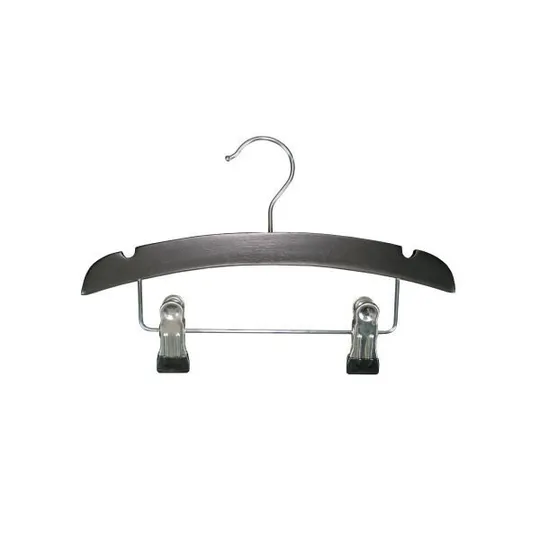 TWF Kledinghanger Met Clips - 3 Stuks - Hout