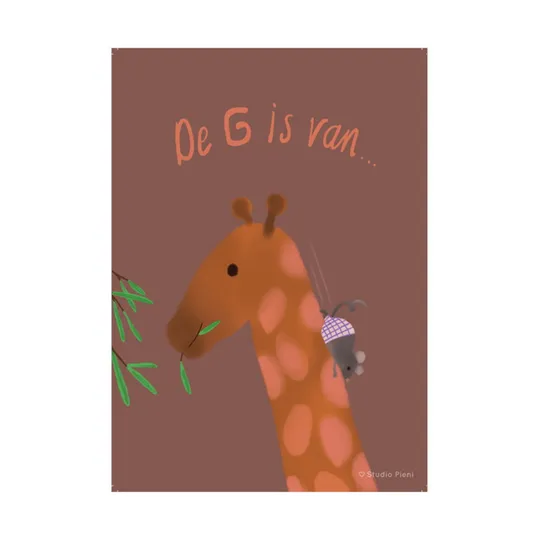 Studio Pieni Alfabet Poster A4 
