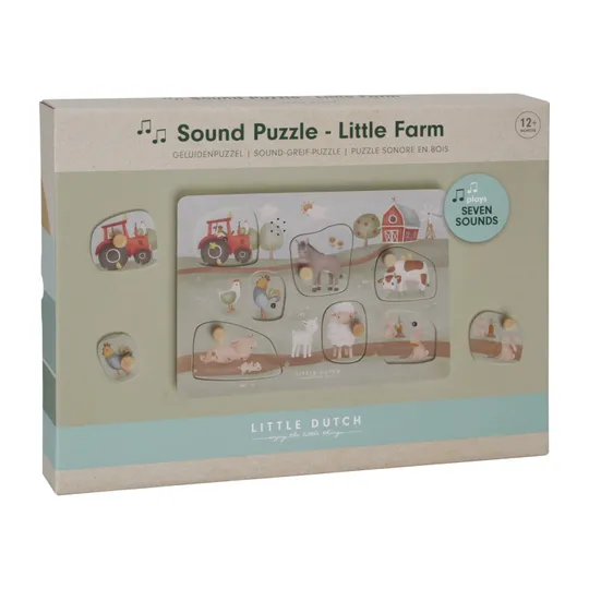 Little Dutch Little Farm Geluidenpuzzel