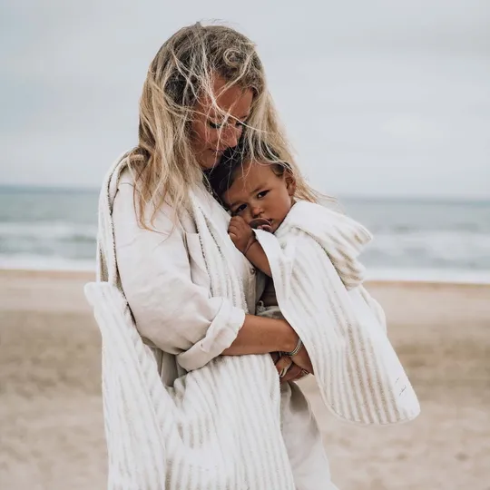 Koeka Playa Badponcho - Maat 74/80 - Sand