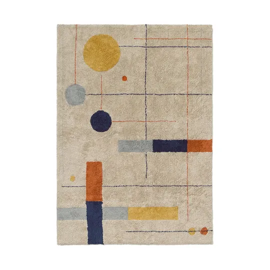 Lorena Canals Vloerkleed - 140 x 200 cm - Geometrical Shapes
