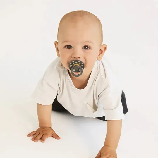 BiBs Studio Polka Fopspeen - Rond - 2 Stuks