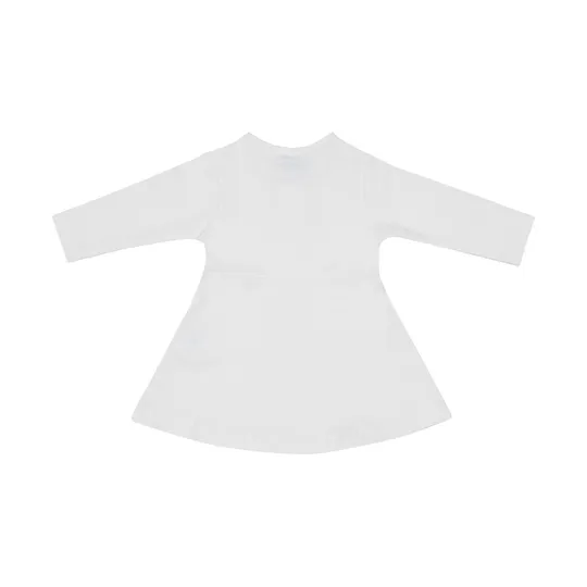 Klein Baby Jurk Rib - Natural White
