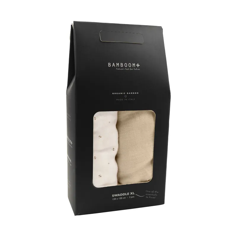 Bamboom Swaddle Muslin - XL - 120 x 120 - Set Of 2