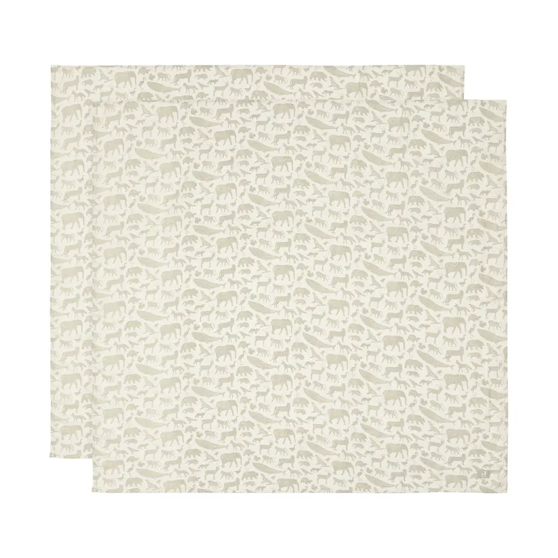 Jollein Animals Hydrofiel Luier - 2 Stuks