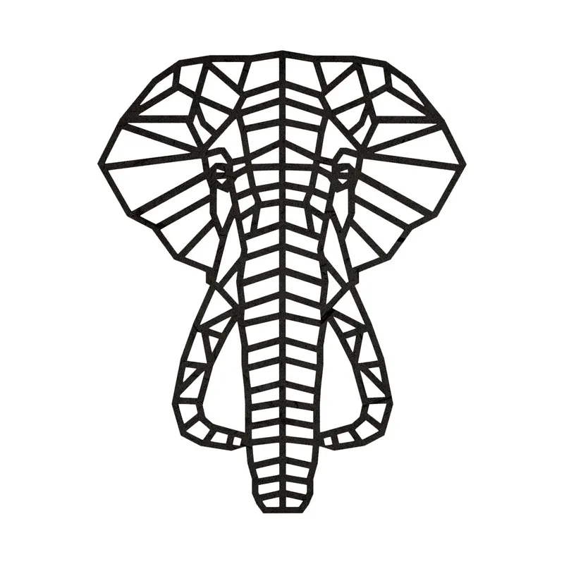 Casa Sentir Olifant Wanddecoratie - Medium