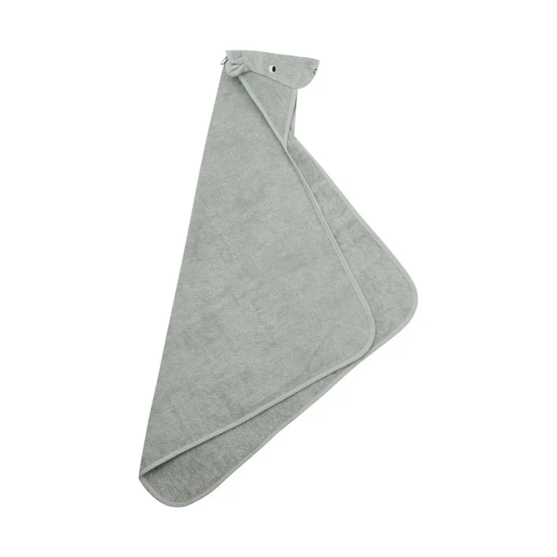 Liewood Badcape - Albert Hippo - Dove Blue