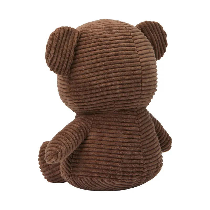 Nijntje Boris Bear Corduroy Knuffel 24 cm Brown