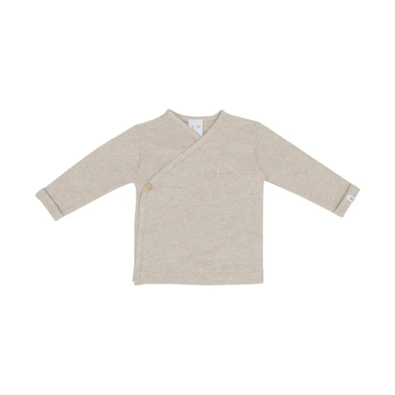 Klein Baby Wrap Top - Beige Melange