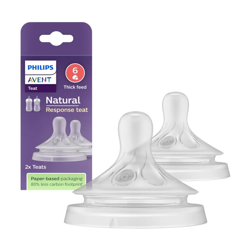 Philips Avent Natural Pap/Flesspeen - 6+ Mnd - T6