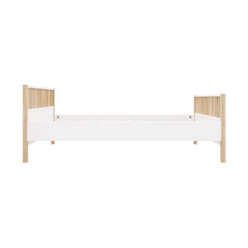 Bopita Mika Twinbed Wit / Eiken 120 x 200 cm
