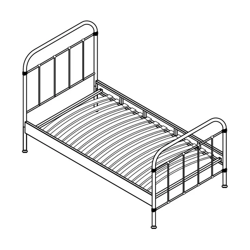 Vipack New York Bed Metaal 90 x 200 cm