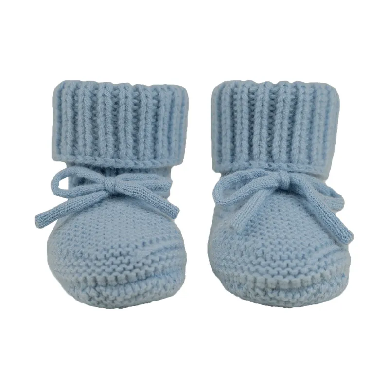 Lodger Slofjes - Merino Wool - Blue Fogg