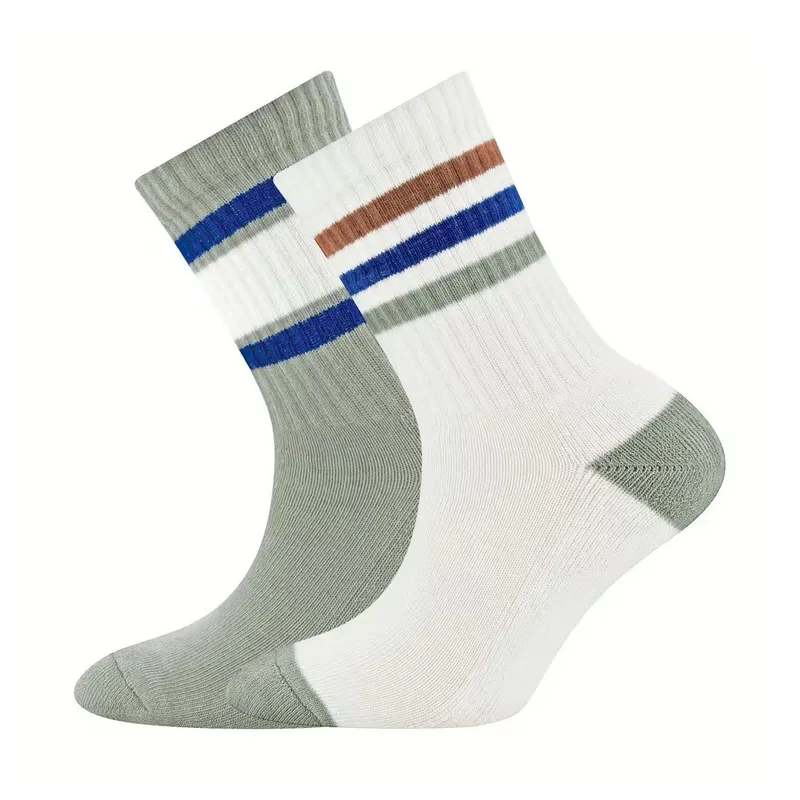 Ewers Sokken - Tennissokken 2-pack Streepjes
