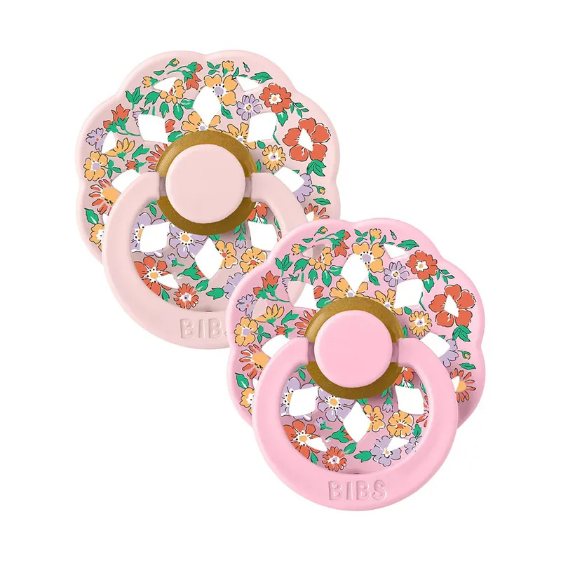 BiBs x Liberty Chloe Meadow Fopspeen - Rond - 2 Stuks