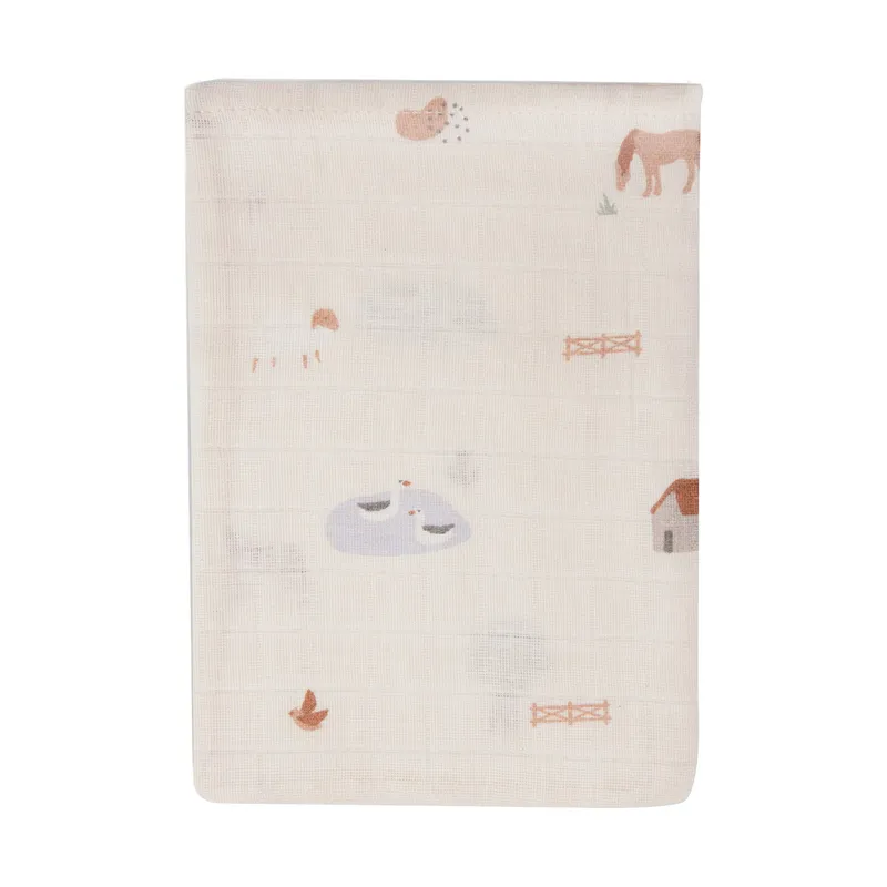 Jollein Farm Hydrofiel Washandje 3 Stuks