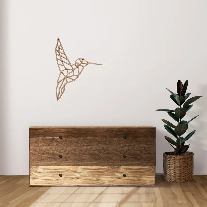 Maison Cocon Kolibrie Wanddecoratie - Medium