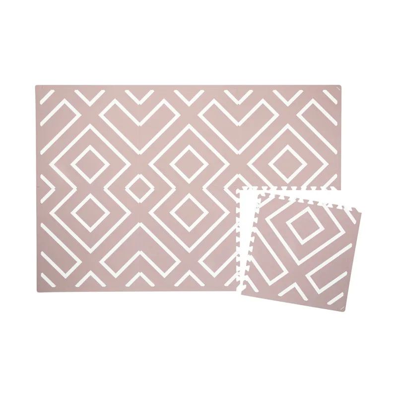 Eeveve Speel Mat - Modern Blocks - Old Pink