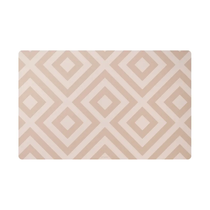 Eeveve Bureau Mat - Modern Blocks - Desert Sand