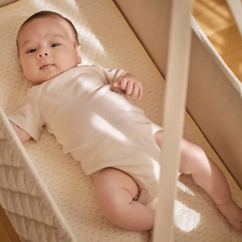 Moonboon Waterdichte Matrasbeschermer Babyhangmat – 32 x 90 cm - Nature