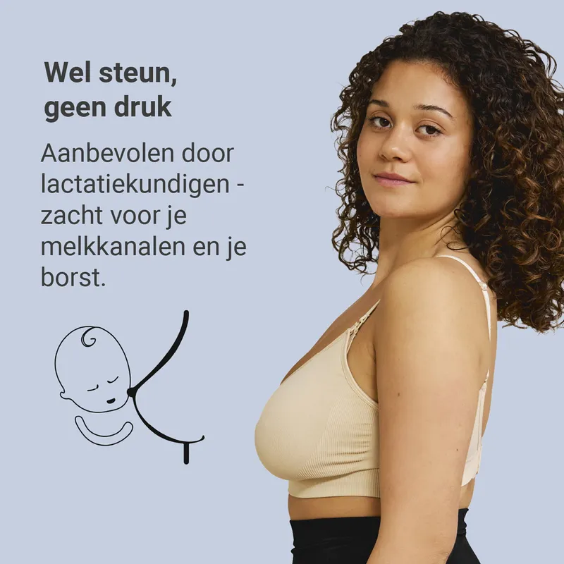 Carriwell Padded Voedingsbh Zwart