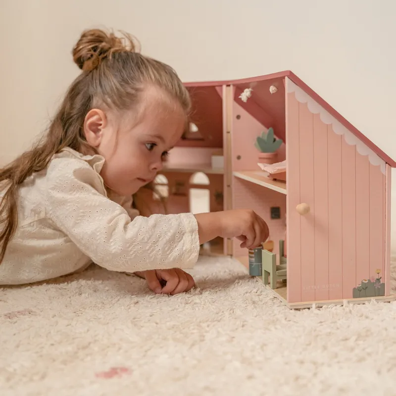 Little Dutch Houten Poppenhuis - Small - Pink