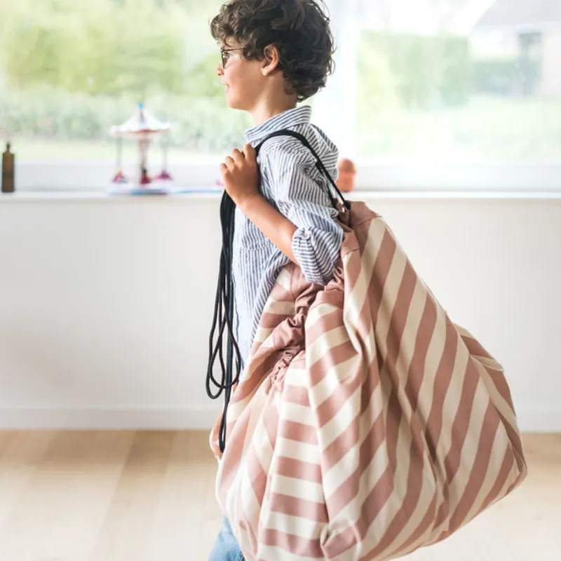 Play & Go Stripes Speelzak Pink