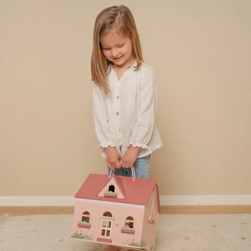 Little Dutch Houten Poppenhuis - Small - Pink