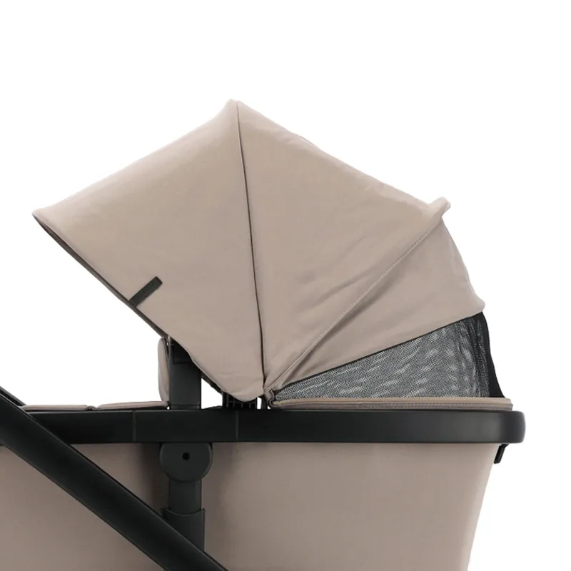 Dubatti Two E2 Kinderwagen 2-in-1 - Black-Brown/ Soft Taupe