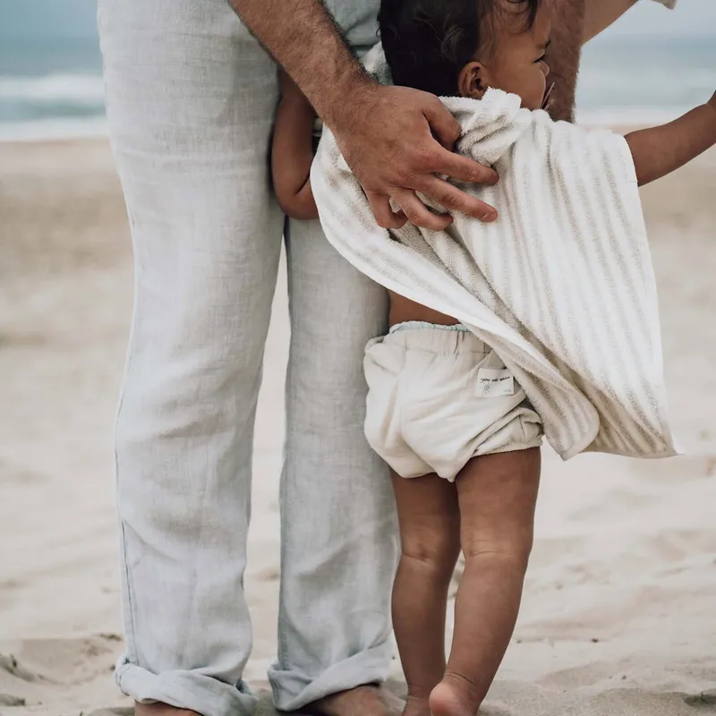 Koeka Playa Badponcho - Maat 74/80 - Sand