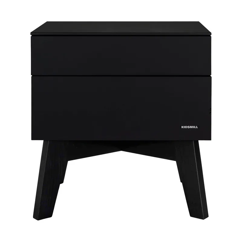 Kidsmill Sixties Nachtkastje Zwart Mat